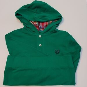 Chaps Green Cotton Hoodie